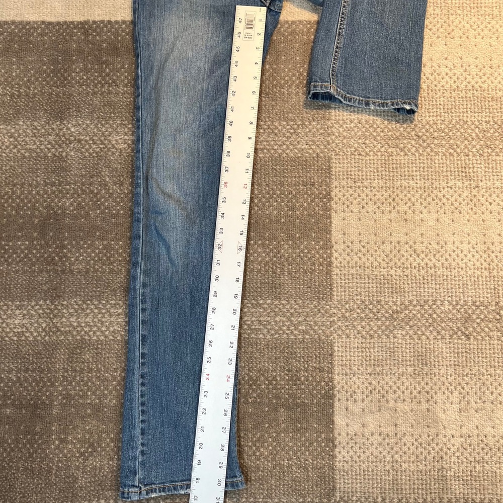 Aeropostale Chelsea Boot Jeans Womens Blue Low Rise Denim Size 4 Reg Boho - Picture 7 of 9